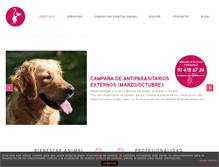 Tablet Screenshot of centroveterinariovallecas.com